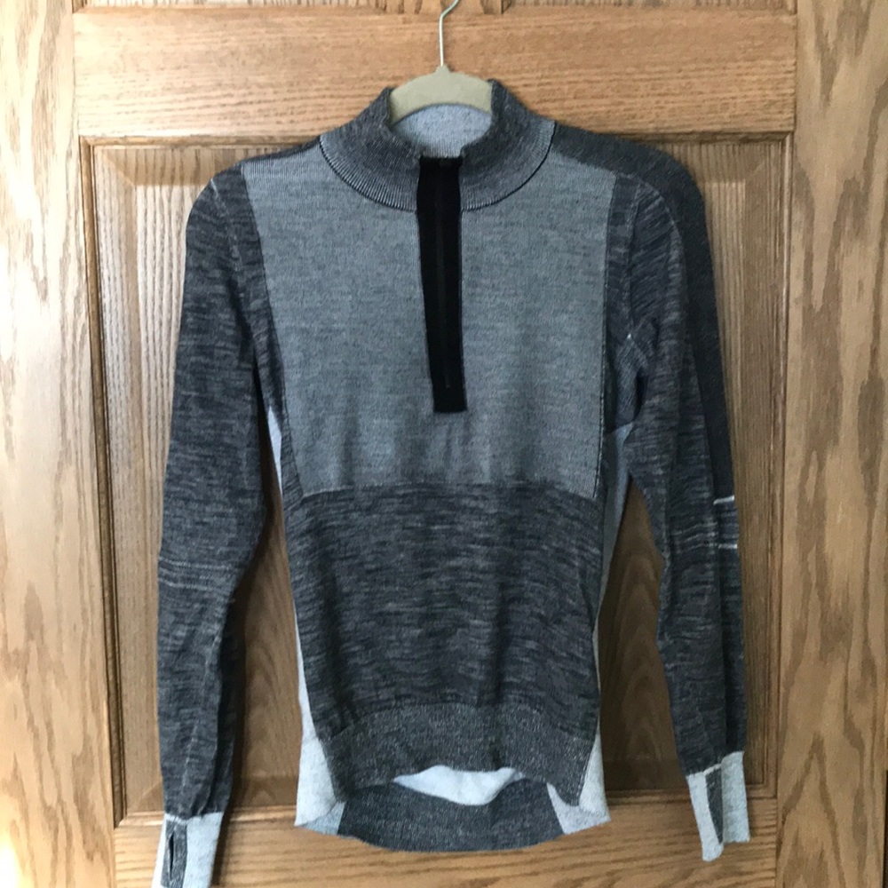 half zip running wear